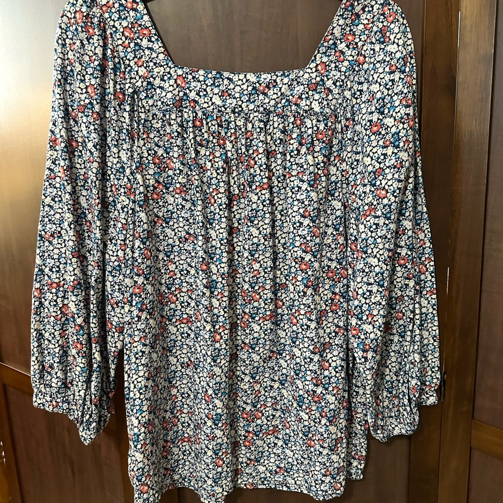 Peasant style blouse
